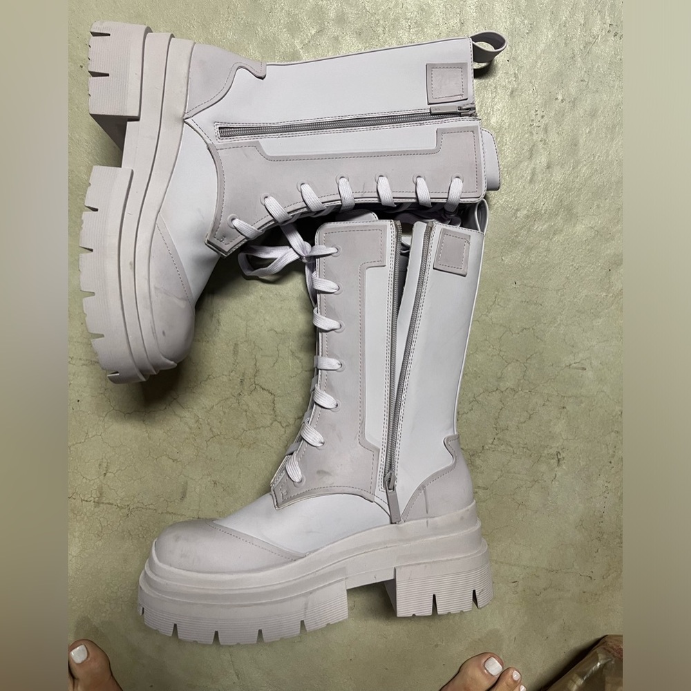 Moto boots.